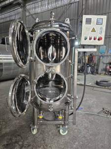 Verticale doppio strato ad alta pressione storta sterilizzatore <span class=keywords><strong>Autoclave</strong></span> per la sterilizzazione dei funghi - Product Image 4