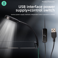 Lampe LED Xilong 3W à économie d'énergie en plastique pour aquarium intérieur, idéale pour petits aquariums, croissance des plantes et coraux