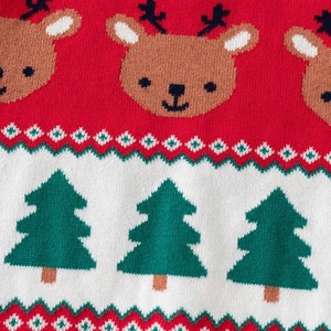 Wholesale <strong>Christmas</strong> 100% Cotton Cute Jacquard Knitted Baby Pullover Spring O-Neck Kids <strong>Jumper</strong> Printed Clothes for Boys and <strong>Girls</strong> - Product Image 4
