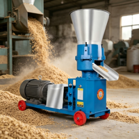 Machine de fabrication de granulés d'aliments pour animaux, volailles, bétail, poulets, poissons, flottants pour l'alimentation du bétail
