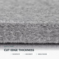 Feutre aiguilleté pour projets géotextiles – Tissu non tissé en polyester personnalisé (GSM) en rouleau pour acheteurs en gros