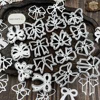 Fustelle con fiocco in metallo per Scrapbooking fai da te artigianato manuale strumento di produzione in acciaio al carbonio Delicate scarpe stampi