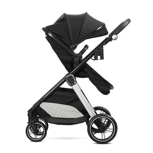 Système de voyage de luxe pour bébé adapté de la <span class=keywords><strong>naissance</strong></span> à 3 ans poussette pour enfants avec tube de cadre en alliage d'aluminium - Product Image 4