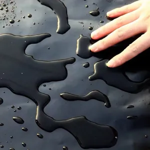 Factory direct sales environmentally friendly black geomembrane 1mm 2mm durable for fish ponds landfill sites pond liner