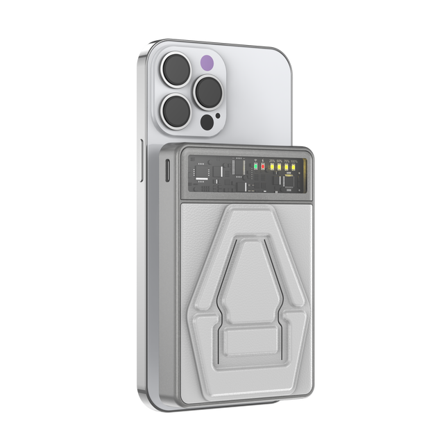 Factory Mini Power Bank Magnetic 10000mAh Mag 15W Wireless Safe Fast Charger Portable Stand & Card Holder Power Bank