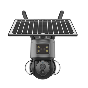 3MP报警系统4g摄像机6w太阳能电池板WIFI摄像机警报器音频发光二极管灯光报警推送人体运动检测PTZ网络摄像机 - Product Image 3