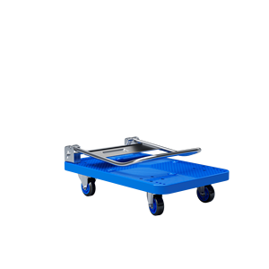 Carretilla de Mano Resistente, Plataforma de Transporte para Almacén, Carretilla de 4 Ruedas - Product Image 5