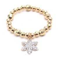 Noël Bonbons Chapeau Charmes Bracelet Père Noël Cloche Chaîne Coloré Perle Perlé Bracelet pour Petit Ami Copines Amoureux Cadeau
