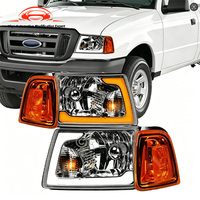 Phares LED de voiture en gros, boîtier chromé/noir 8512201000 pour Ford Ranger 2001-2011