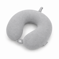 Oreiller de voyage en mousse à mémoire de forme personnalisé en usine, oreiller cervical souple en U, coussin de nuque portable pour accessoires de voyage en avion OEM ODM