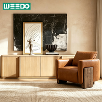 Canapés de salon en gros, fauteuils de luxe en cuir, mobilier d'intérieur, chaise à siège barillet en matériaux écologiques pour villa