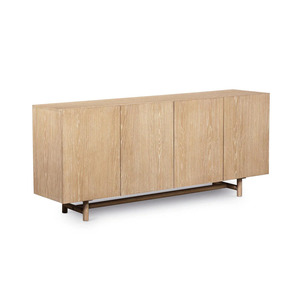 Custom Wood <b>Sideboard</b> Buffet Cabinet with Drawers and Shelves Stylish Storage Solution for Residential and Commercial Use - Product Image 4