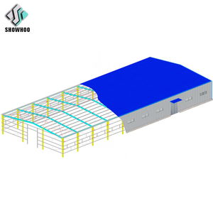 Material de hierro galvanizado prefabricado/almacén/hangar construcción de metal - Product Image 3