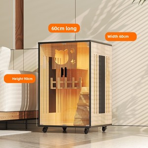 Massivholz-Katzenhaus für Innenbereiche, Universeller Haustierschrank mit Freiraum für Alle Jahreszeiten – Premium Katzenvilla - Product Image 6