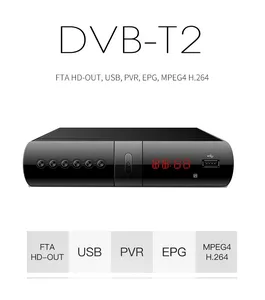 Supporto per sintonizzatore TV Hevc Decoder a 10 Bit TV ricevi set top box DVB T2 Set-Top Box ricevitore TV DVBT2