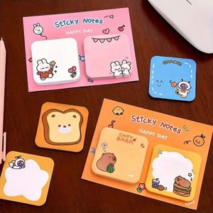 Cute Cartoon High Quality Self-Adhesive <b>Memo</b> <b>Pads</b> Creative Students' Back-to-School Office Supplies-Sticky Notes Set - Product Image 4
