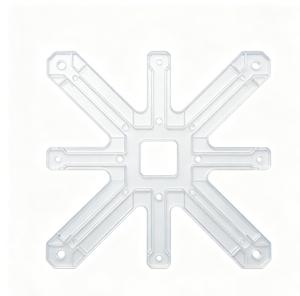 Custom Precision <b>PC</b> Machined Part CNC Fabricated Clear Plastic Component CNC Machining Service - Product Image 4