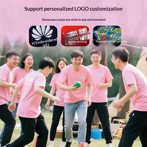 Polo à manches courtes personnalisé avec logo, respirant, anti-humidité, en coton, vêtements de travail pour l'été 2023, publicité pop pour jeunes - Product Image 4