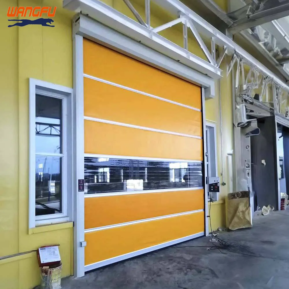 Nhà Máy Bán Hàng Trực Tiếp Tự Động Kho Dock Cổng PVC Xoắn Ốc Tốc Độ Cao Windproof Nhanh Chóng Màn Trập Cửa
