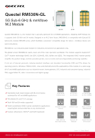 RM530N-GL industriel 5G Module M2 Interface Global LTE Cat20 1 6Gbps DL PCIe3 0 USB 3 1 Double SIM VoLTE Routeur en option CPE