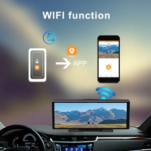 Caméra embarquée 10,26 pouces avec CarPlay et Android Auto, <span class=keywords><strong>enregistreur</strong></span> vidéo 4K DVR, caméra de recul, <span class=keywords><strong>application</strong></span> CarPlay sans fil et Google Maps - Product Image 6