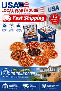 Sacs Mylar style Pizza, formes variées, résistants aux odeurs, mats, épais, 3,5 mil, avec coffret - Product Image 6