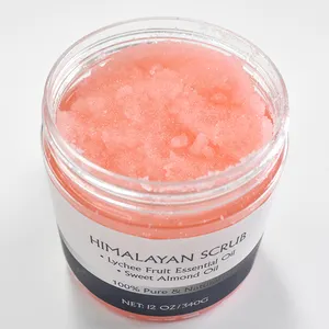 Gommage pour le visage biologique en gros 340g gommage au sel corporel