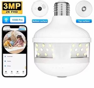 2025 E27 Bóng đèn máy ảnh giá tốt nhất Home an ninh LED SmartBulb Cam wifi không dây Panorama CCTV PTZ đèn máy ảnh 360 - Product Image 2