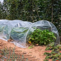 Tunnels de jardin bas pour la protection contre le gel et les insectes, structure de serre DIY, conception de serre, fil pour supports de tunnels