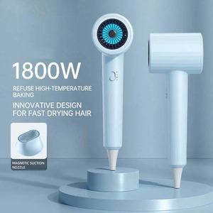 Secador de Pelo, Flujo de Aire de Turbina Eléctrica de Alta Velocidad, Bajo Ruido, Temperatura Constante y Secado Rápido, Velocidad del Viento 62m/s, 1800W, Secado Rápido - Product Image 2