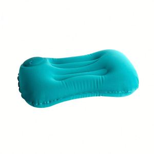 Oreiller de voyage gonflable, dossier de bureau, oreiller carré gonflable, oreiller gonflable portable pliable pour l'extérieur - Product Image 1