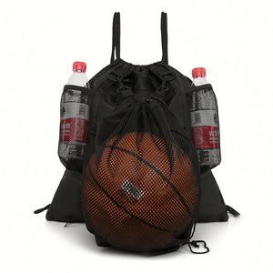 Sac à cordon personnalisable et imperméable pour enfants, avec compartiment pour ballon et équipement sportif, idéal pour les articles promotionnels - Product Image 1
