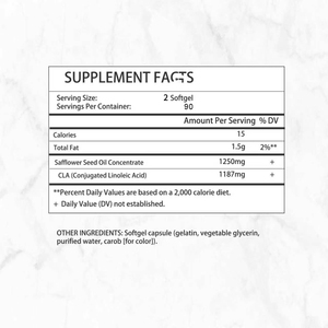 High Quality Active Conjugated Linoleic Acid Softgels Support <b>Your</b> Healthy Lifestyle with CLA Dietary <b>Supplement</b> - Product Image 2