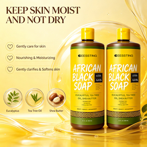 Savon Noir Africain Hydratant et Nettoyant en Profondeur pour le Corps, Réparateur Naturel et Biologique à la Bave d'Escargot, Sous Marque Privée - Product Image 4