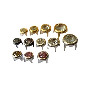 Boucles en strass de qualité supérieure, perles à griffes DIY, rivets incrustés, accessoires de vêtements scintillants, décorations de ceintures, rivets en strass de verre - Product Image 5