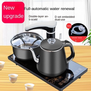 Hervidor Eléctrico de Vidrio de Borosilicato con Diseño Moderno y Rotación Automática, con Silbato, Portátil y Duradero para Té - Product Image 2