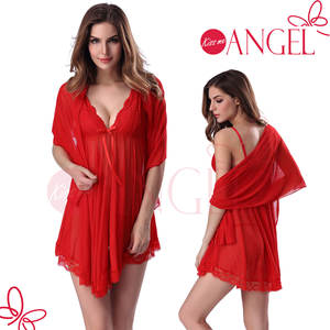 KISS ME Angel ชุดชั้นในเซ็กซี่3ชิ้น/เซ็ต0.99 $ กับเราชุดเบบี้ดอลล์ราคาถูกทางออนไลน์ - Product Image 6