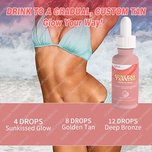 Gotas Autobronceadoras de Marca Privada OEM, Bronceado Natural Brillante, Suplemento Vitamínico en Gotas Autobronceadoras sin Sol - Product Image 4