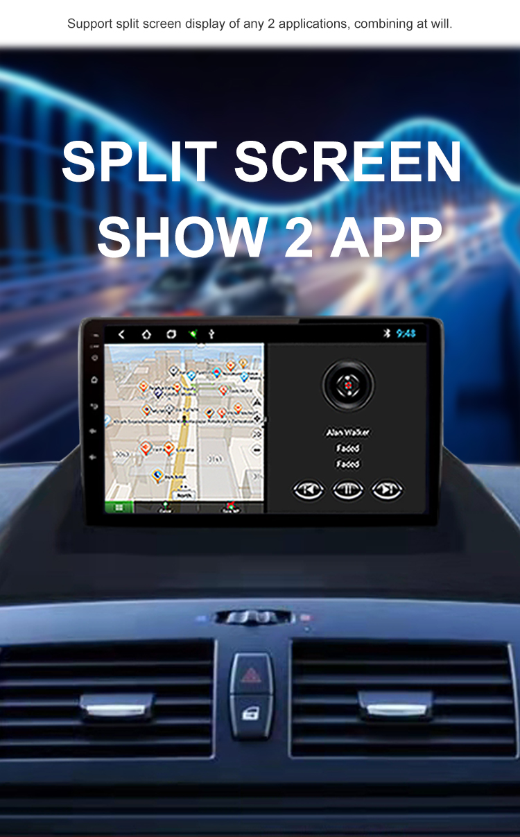 9'' Android 11.0 Car DVD Player For BMW X3 E83 2004-2012 GPS Navigation Auto Radioz