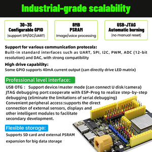 Carte de développement Keyestudio AI <span class=keywords><strong>ESP32</strong></span> <span class=keywords><strong>S3</strong></span> Pro, double cœur, polyvalente pour l'IoT, carte de développement IA intelligente pour <span class=keywords><strong>ESP32</strong></span> - Product Image 5