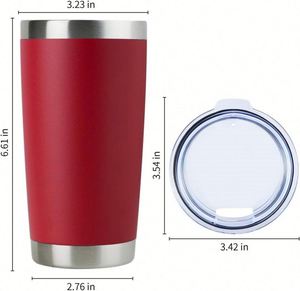 แก้วน้ำสุญญากาศแบบตรงสำหรับพิมพ์ลายซับลิเมชั่น ขนาด 20 ออนซ์ - Product Image 5