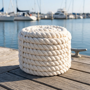 Cordon torsadé 100% coton naturel, biodégradable, doux, résistant, adapté aux travaux manuels, fabriqué sous des normes de fabrication strictes - Product Image 1