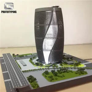 Guangzhou gaojie models 3D Sla Rapid Building Model Tower Airplane Build Prototyping Photosensitive Resin 3D Printing