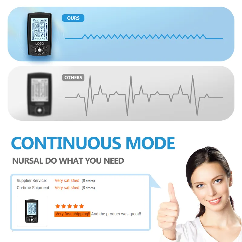 24 מצבי עשרות ems ממריץ שרירים פיזיותרפיה ציוד דיגיטלי עיסוי מוצרים