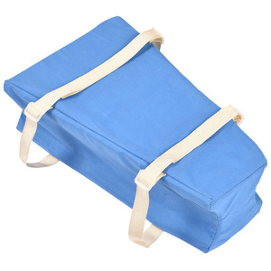 แผ่นรองรับขาทรงตัว T รูปตัว T สีฟ้า สำหรับการดูแลหลังผ่าตัดและการนวด - Product Image 1