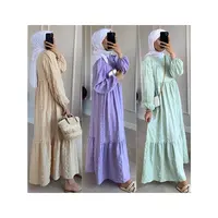 제조 업체 직접 판매 Abaya 이슬람 의류 민족 중동 두바이 여성 정장 이슬람 드레스