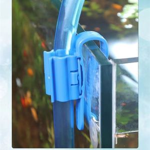Aquarium Hose <b>Clamp</b> Holder Plastic Circular Hollow Manual Easy Operation For Fish Tank Water Change Maintenance Accessory - Product Image 3