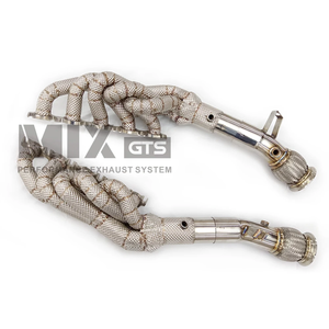 Collecteur d'échappement haute performance pour <span class=keywords><strong>Audi</strong></span> <span class=keywords><strong>R8</strong></span> <span class=keywords><strong>V8</strong></span> V10, 4.2L 5.2L 2010, échappement modifié pour la course, performance améliorée, directement de l'usine - Product Image 5