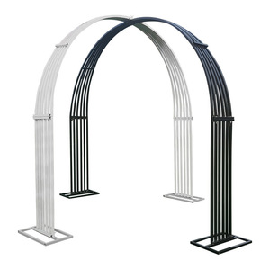 Arco de hierro forjado para bodas, decoración de jardín, exterior, bosque, césped, ceremonia de boda, accesorios para el diseño de escenarios y salones de flores, arco de hierro para bodas - Product Image 5
