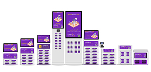 Nuevas terminales POS de alta capacidad con pantalla LED Máquinas expendedoras Lectores de tarjetas Cargadores de teléfonos móviles y aplicaciones de alquiler de bancos de energía - Product Image 4